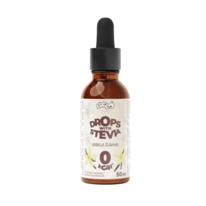Vanilės skonio stevijos lašai | Locco (50 ml)