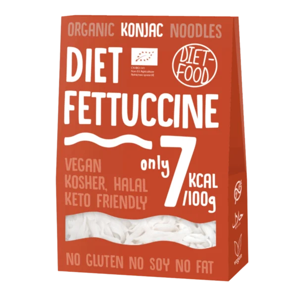 Ekologiški konjac FETTUCCINE makaronai | DIET-FOOD (385 g)