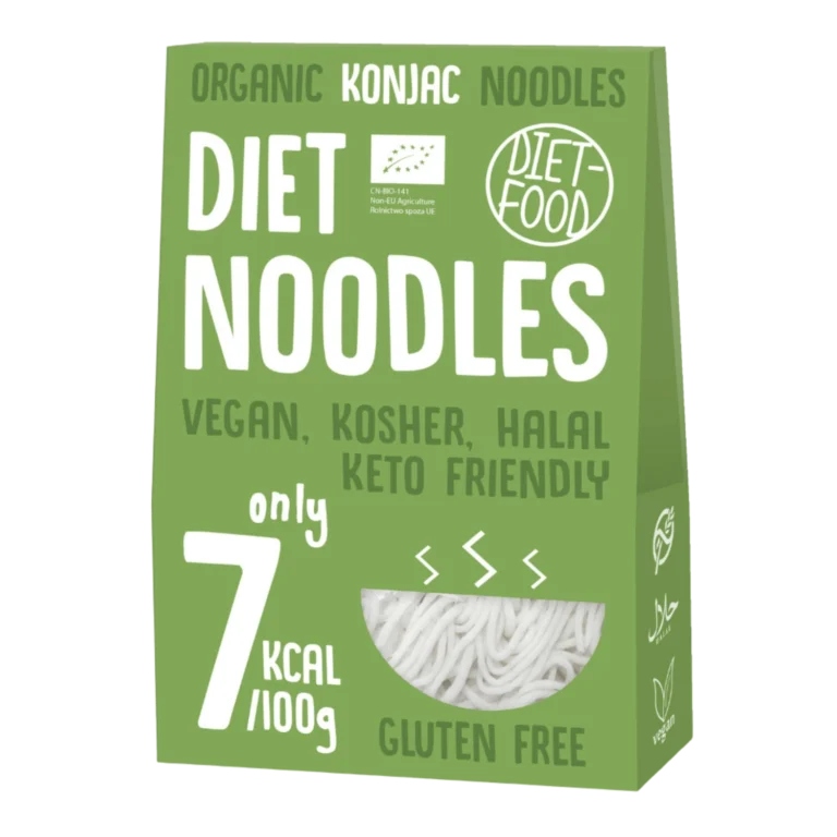 Ekologiški konjac NOODLES makaronai | DIET-FOOD (385 g)