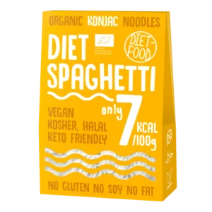 Ekologiški konjac SPAGHETTI makaronai | DIET-FOOD (385 g)
