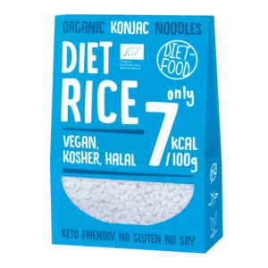 Ekologiški konjac RICE makaronai | DIET-FOOD (385 g)