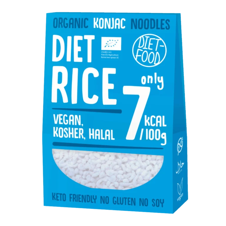 Ekologiški konjac RICE makaronai | DIET-FOOD (385 g)