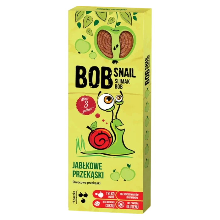 Obuolių užkandis, be pridėtinio cukraus | Bob Snail (30 g)