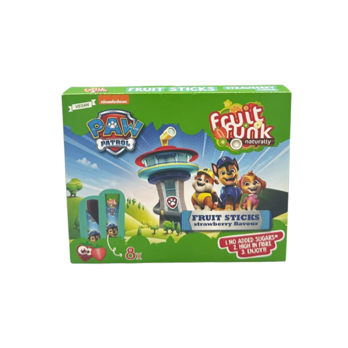 Braškių skonio lazdelės PAW PATROL | FruitFunk (8 x 10 g)