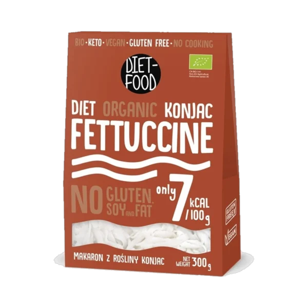 Ekologiški konjac FETTUCCINE makaronai | DIET-FOOD (385 g)