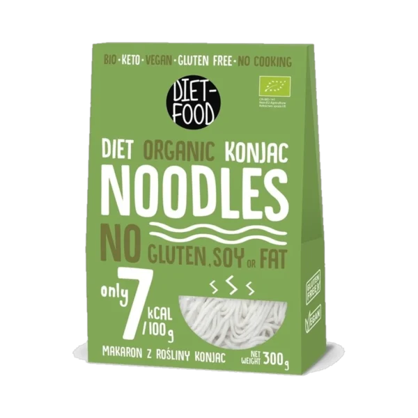 Ekologiški konjac NOODLES makaronai | DIET-FOOD (385 g)