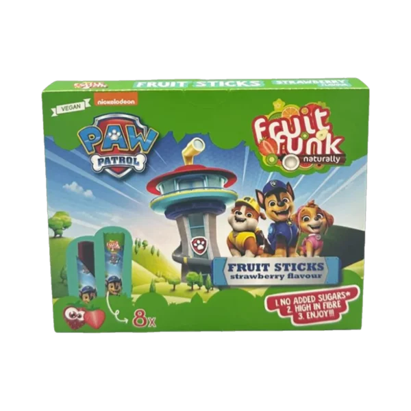 Braškių skonio lazdelės PAW PATROL | FruitFunk (8 x 10 g)