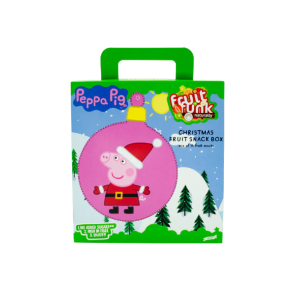 Šventinė dėžutė PEPPA PIG, be pridėtinio cukraus | FruitFunk (115 g)