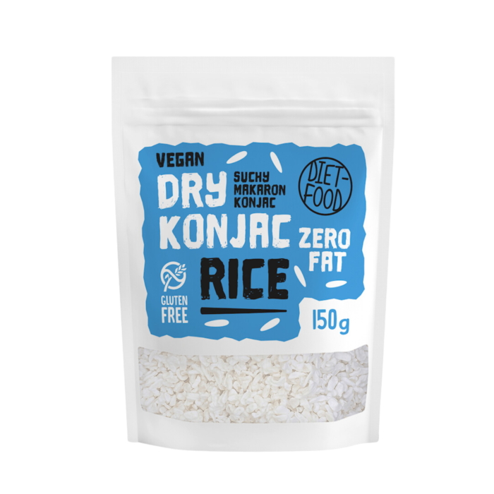 Džiovinti Konjac RICE makaronai | DIET-FOOD (150 g)