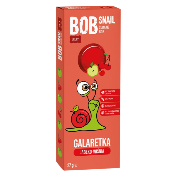 Drebutis iš obuolių ir vyšnių, be pridėtinio cukraus | Bob Snail (27 g)