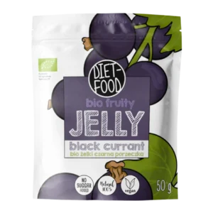 Ekologiškos juodųjų serbentų skonio juostelės | DIET-FOOD (50 g)
