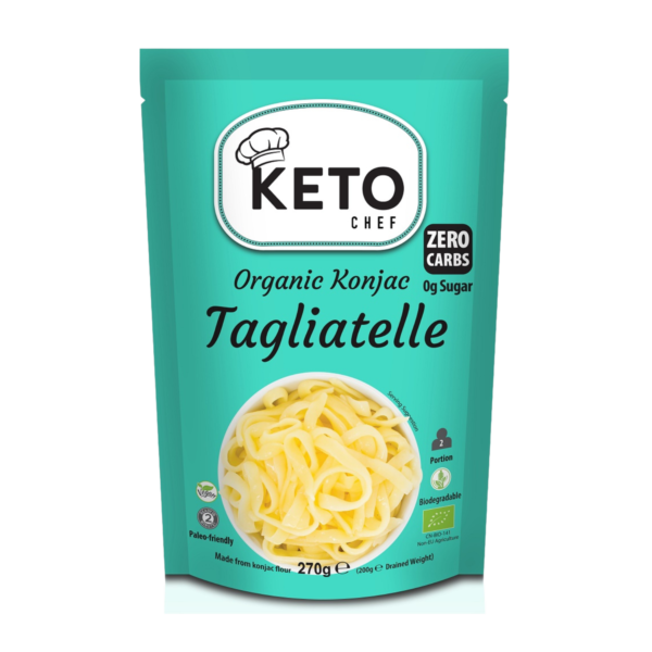 Ekologiški konjac makaronai fagliatelle | Better Than Foods (270 g)