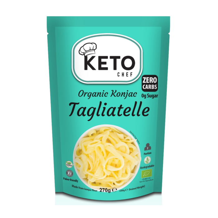 Ekologiški konjac makaronai fagliatelle | Better Than Foods (270 g)