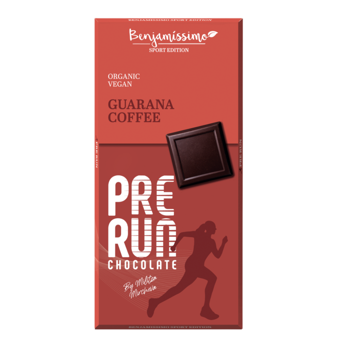 Ekologiškas šokoladas su kava ir guarana, be glitimo | BENJAMISSIMO (60 g)