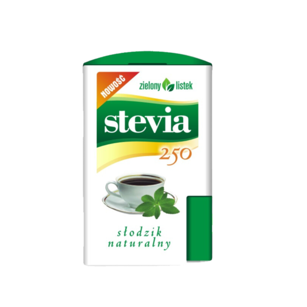 Stevijos tabletės, 250 vnt. | ZIELONY LISTEK (13 g)