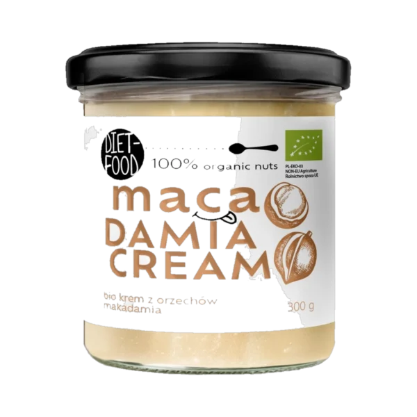 Ekologiškas makadamijos riešutų kremas | Diet-food (300 g)