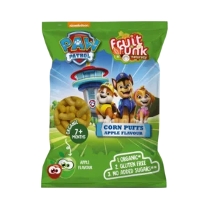 Ekologiški kukurūzai obuolių skonio, be glitimo | FruitFunk (50 g)