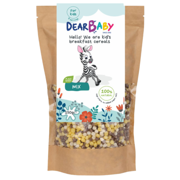 Sausų pusryčių mix rutuliukų mišinys | Dear baby (150 g)