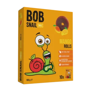 Mangų suktinukų rinkinys, be pridėtinio cukraus | Bob Snail (10 x 10 g)