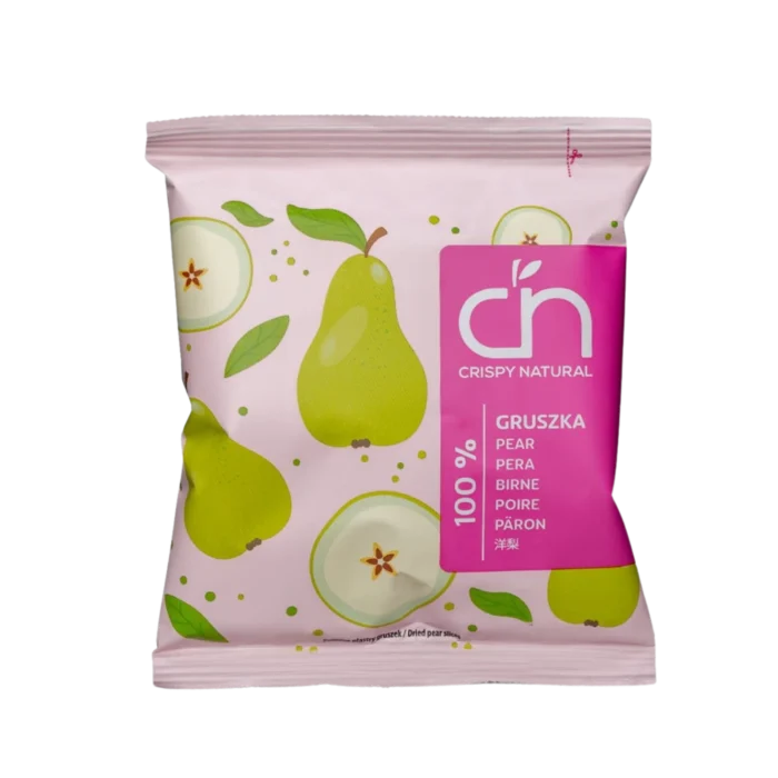 Traškios džiovintos kriaušių skiltelės | Crispy Natural (18 g)