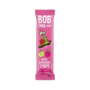 Obuolių ir aviečių užkandis, be pridėtinio cukraus | Bob Snail (14 g)