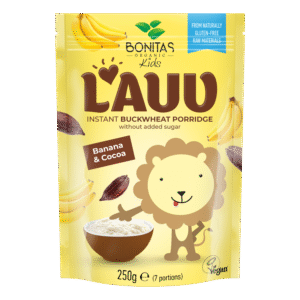 Ekologiška grikių košė su bananais ir kakava | Bonitas (250 g)