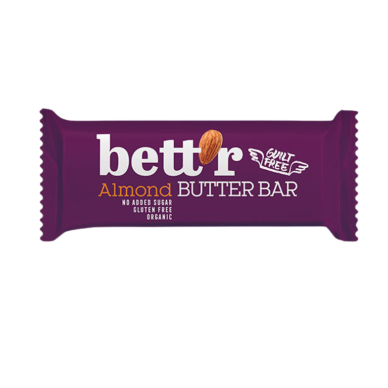 Ekologiškas migdolų ir tahini batonėlis, be glitimo | bett'r (30 g)