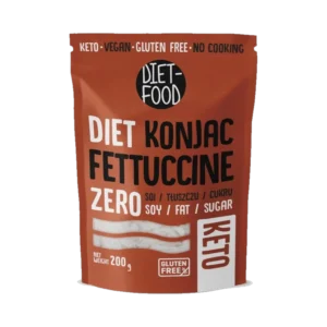 Konjac FETTUCCINE makaronai, be glitimo | DIET-FOOD (270 g)