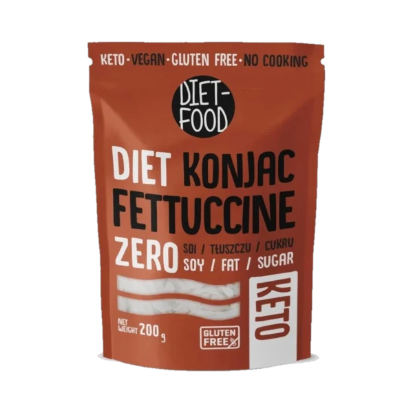 Konjac FETTUCCINE makaronai, be glitimo | DIET-FOOD (270 g)