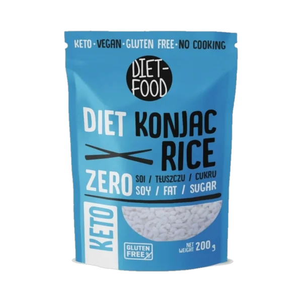 Konjac RICE makaronai, be glitimo | DIET-FOOD (270 g)