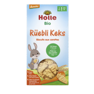 Ekologiški speltos miltų sausainiai vaikams su morkomis | Holle (125 g)
