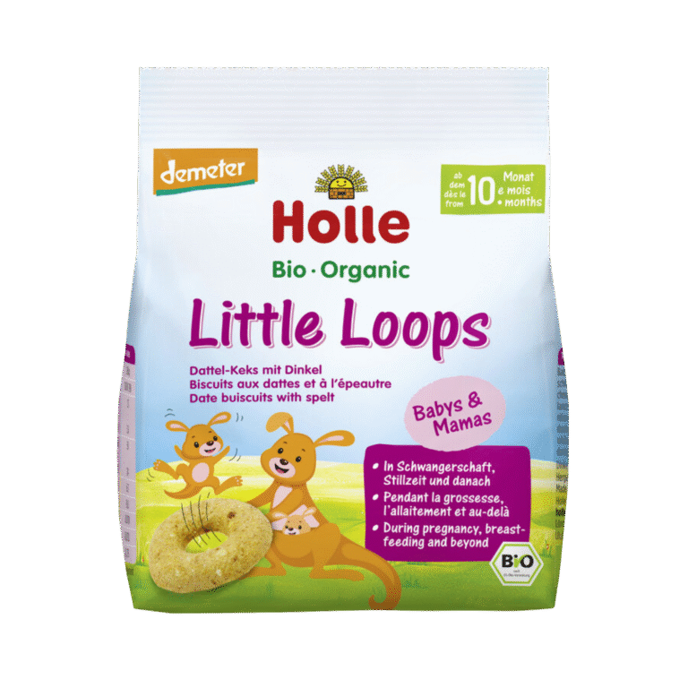 Ekologiški speltos miltų ir datulių sausainiai vaikams | Holle (80 g)