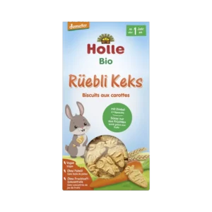 Ekologiški speltos miltų sausainiai vaikams su morkomis | Holle (125 g)