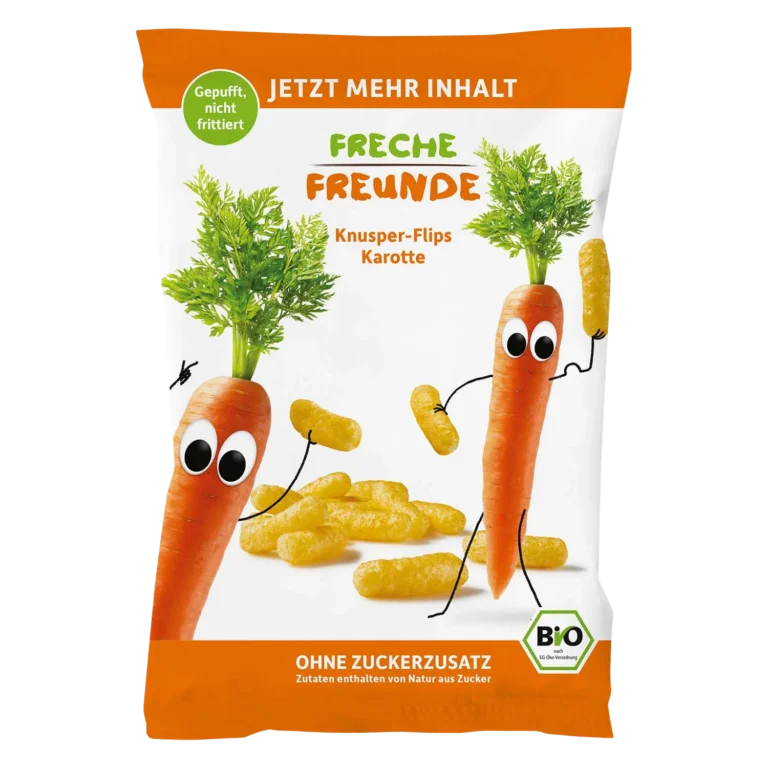 Ekologiški kukurūzai su morkomis | Freche Freunde (30 g)