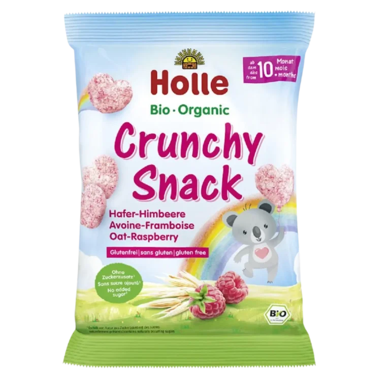 Ekologiški kukurūzai su avietėmis ir bananu, be glitimo | Holle (30 g)
