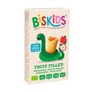 Ekologiški sausainiai su obuolių įdaru | BISKIDS (120 g)
