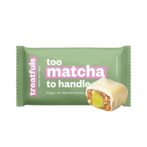Ekologiškas baltojo šokolado batonėlis su mačios įdaru TOO MATCHA TO HANDLE | treatfuls (2x20 g)