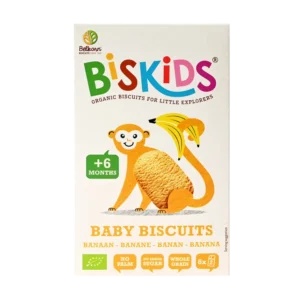 Ekologiški sausainiai su bananais | BISKIDS (120 g)