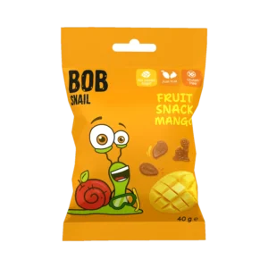 MAXI mangų užkandis, be glitimo | Bob Snail (40 g)
