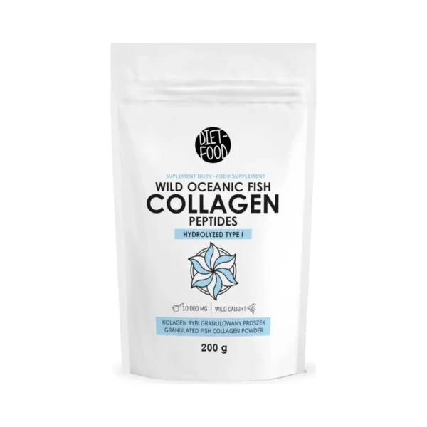 Tirpus žuvų kolagenas, maisto papildas | DIET-FOOD (200 g)