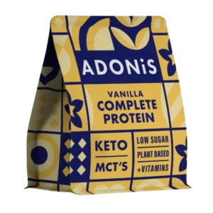 Vaniliniai keto baltymų milteliai su saldikliais | Adonis (350 g)