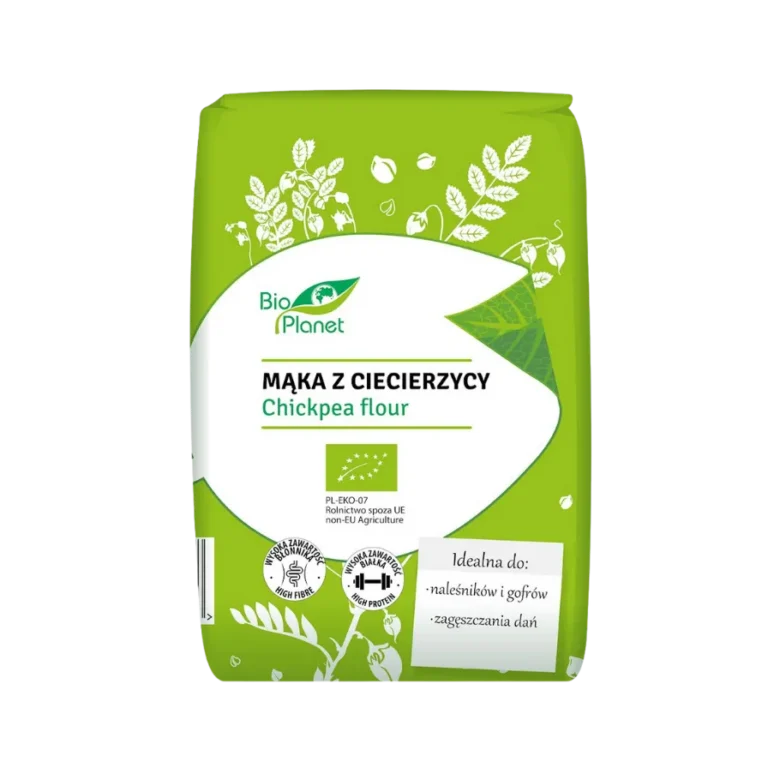 Ekologiški avinžirnių miltai, be glitimo | Bio Planet (400 g)