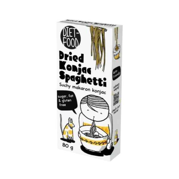 Džiovinti konjako makaronai Širataki | Diet-Food (80 g)