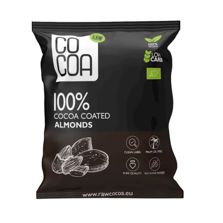 Ekologiški migdolai su kakava | Cocoa (70 g)