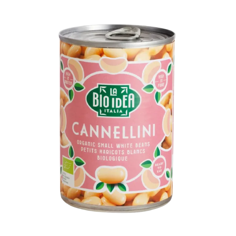 Ekologiškos mažos baltosios pupelės užpile | La Bio Idea 400 g (240 g)