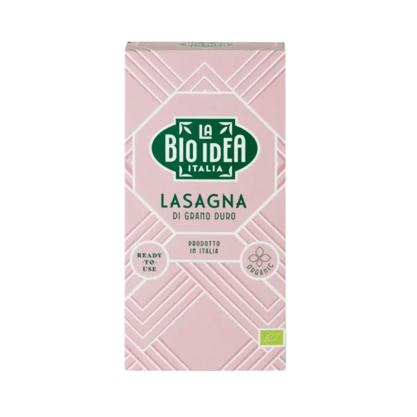 Ekologiški manų kruopų lazanijos lakštai | La BIO IDEA (250 g)