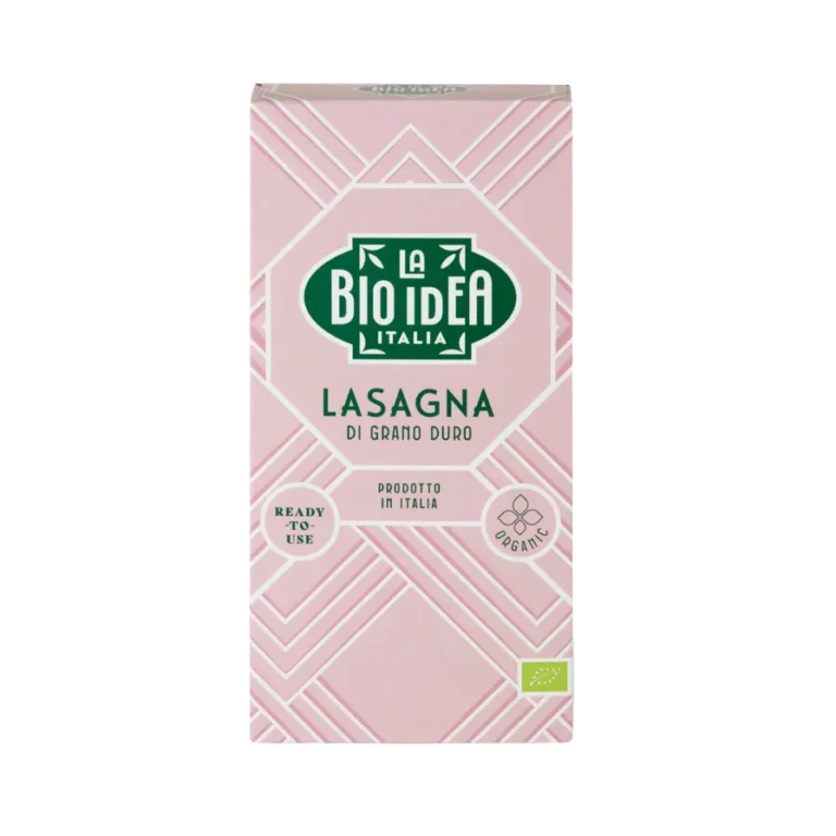 Ekologiški manų kruopų lazanijos lakštai | La BIO IDEA (250 g)