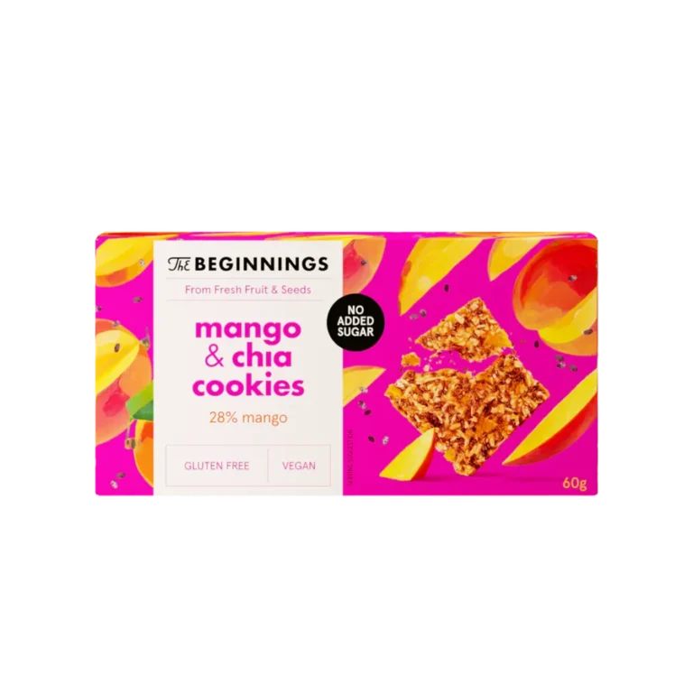 Mango ir chia sausainiai, be glitimo | The Beginnings (60 g)