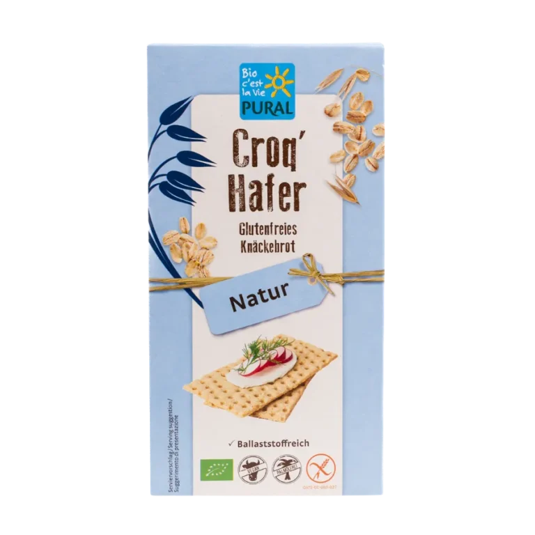 Ekologiški avižiniai traškūs duoniukai be glitimo | Pural (160 g)
