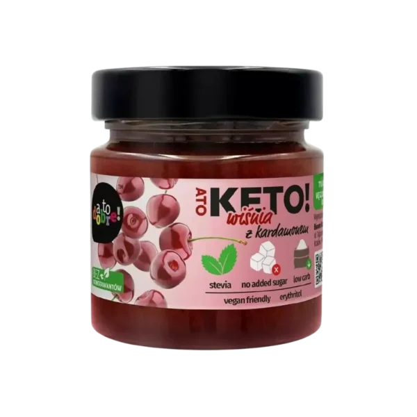 Becukrė vyšnių uogienė su kardamonu | A To Keto! (200 g)